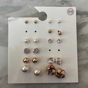 Mixed Stud Earring Set